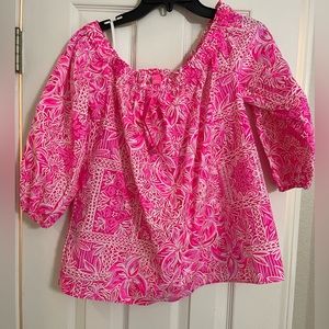 NWT Lilly Pulitzer Winnifred Top Size Large